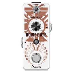 Amuzik Guitar Effect Pedal Noise Gate Tuner Comp Delay Chorus Distortion Overdrive Fuzz Flanger Phaser Tremolo DIBOX True Bypass