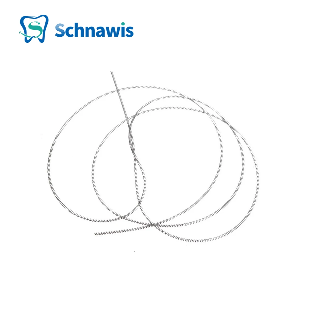 Dentisty Orthodontics Open Coil Spring, Light Force Elastic Coil Spring, Materiais de Coleção Dentisty, Comprimento 180mm