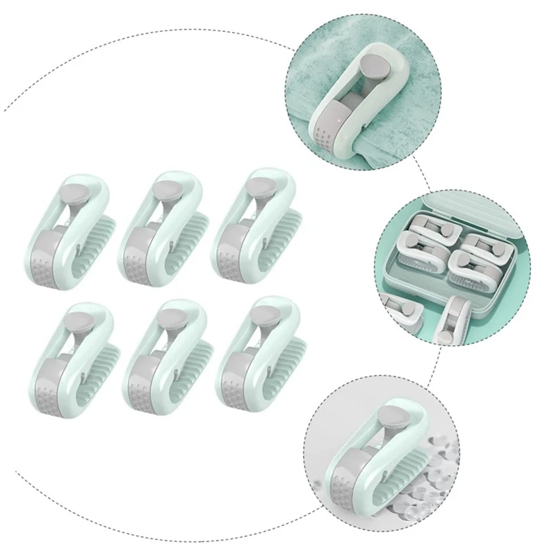 6Pcs Duvet Fixing Clip Set Kit For Corners, Bed Sheet Anti-Run, Anti-Slip, Needle-Free Invisible Holder