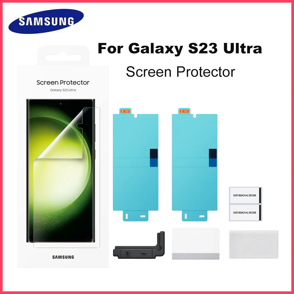 

2PCS Original Samsung Galaxy S23 Ultra Screen Protector Scratch-Resistant Anti-Fingerprint for S23 Ultra