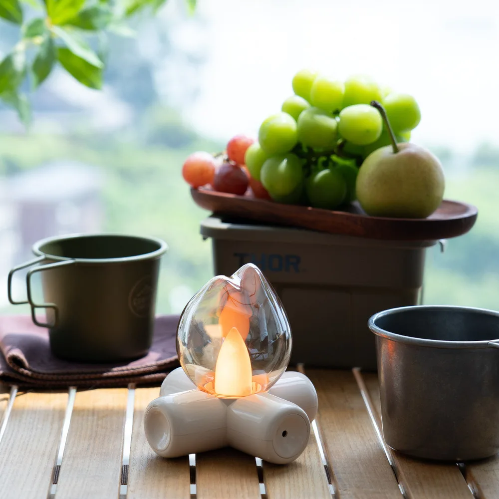 Fire Table Lamp Romantic Bedside Decor for Bedroom Bar Creative Birthday Gift Mood Lighting for Home Hotel Desktop