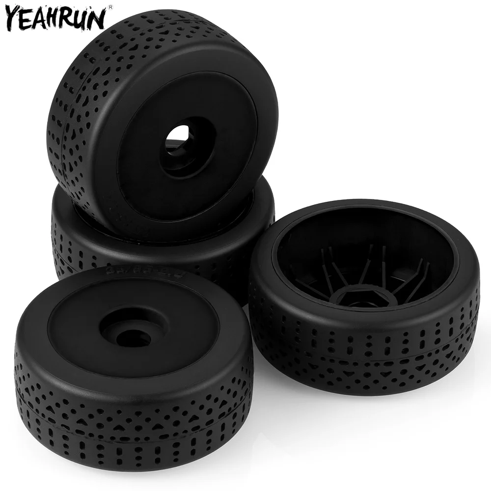 YEAHRUN 2.4inch 85mm Wheel and Tire Set for 1:8 ARRMA VENDETTA 3S INFRACTION 3S INFRACTION 223S Flat Sports Car