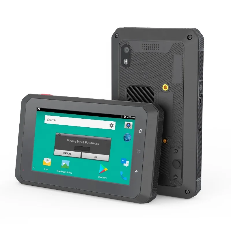 VT-5 مركبة أندرويد الكمبيوتر اللوحي 5 بوصة شاشة GNSS WIFI GSM 4G شبكة GPS اختياري CANbus J1939 Obd-II RJ45 Qualcomm جديد