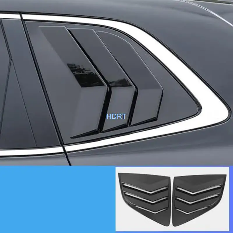 

Car Styling Body Kit Rear Side Window Louver Shade Cover Blind Trim Frame Accessories Exterior Sticker For Honda CRV CR-V 2023 +