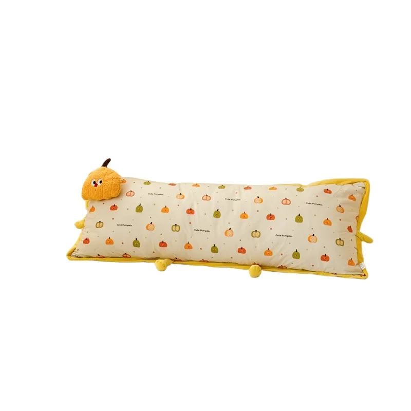 Ins Style Bedside Back Cushion, Detachable Washable Large Backrest For Bed, Lumbar Support Pillow For Dorm, Long Body Pillow For