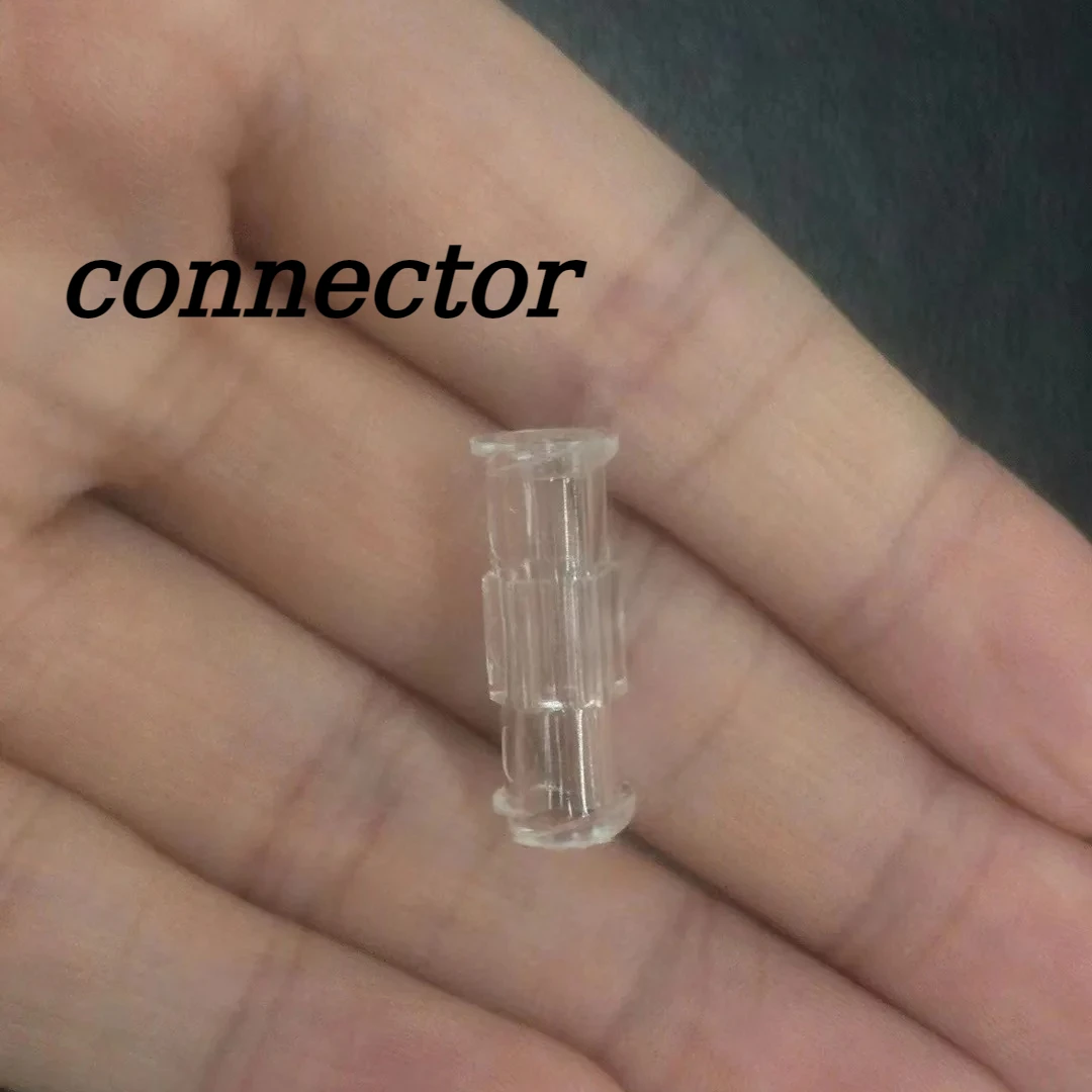 50/100pcs Luer Lock to Luer Lock Connector Female Luer Syringe to Syringe Transfer Joint PP Syringe Adapter Coupler