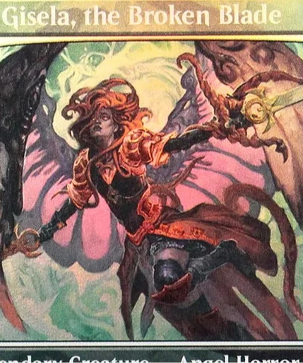 (Gisela, разбитое лезвие) Фольга/голографические TCG Волшебные