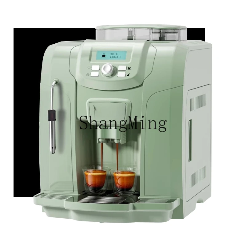 

ZYY Automatic Coffee Machine Small Home Commercial Office Milk Foam Latte Fresh Grinding Coffee Machine