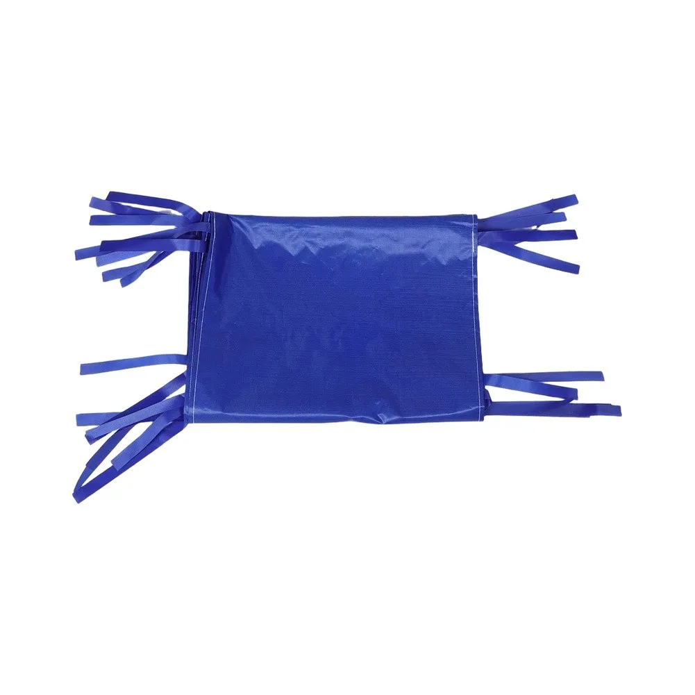 Waterproof Tent Drainage Gutter Oxford Cloth Rain Channel with Straps for Outdoor Canopy Setup 200x45cm to 600x45cm