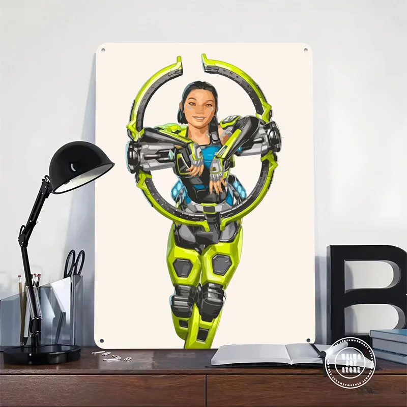 Apex Legends Conduit Metal Poster Custom Wall Art Retro Vintage Tinplate Signs for Man Cave Home and Decoration Gaming House