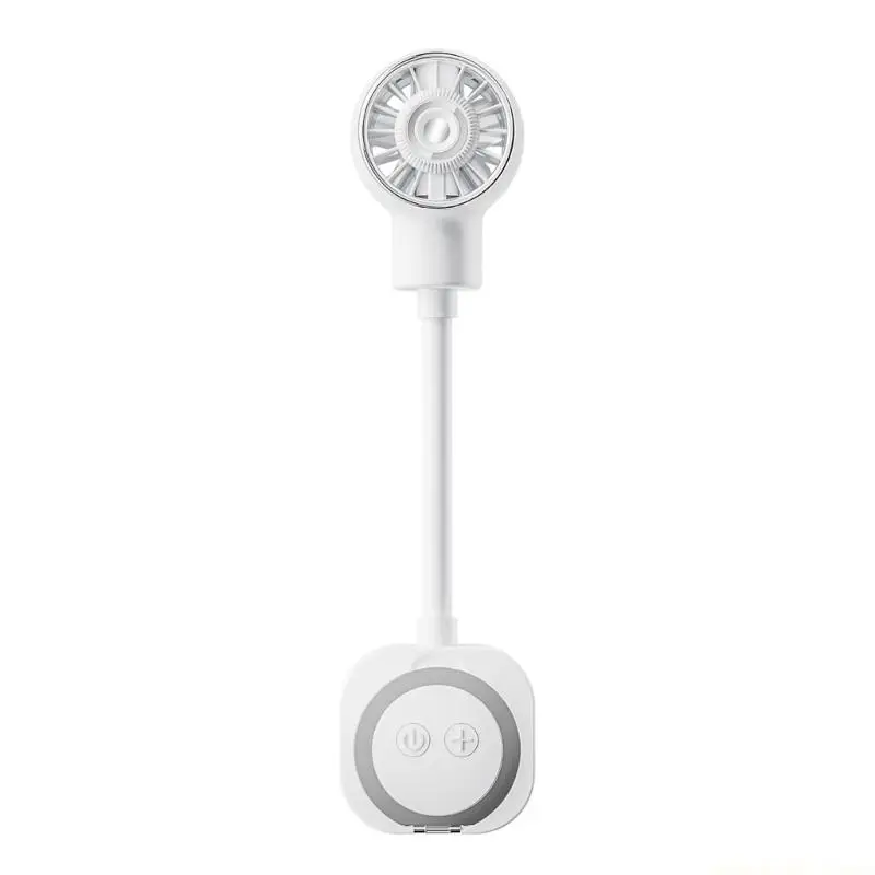 ABS 2 Speed Cellphone Fan With Flexible Hose And Attachables Design