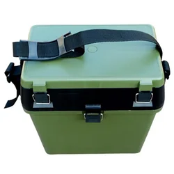 Green Fishing Box Toolbox With Strap Hand Fishing With Fishing Gear Tool Box Seat Belt Buckle Design