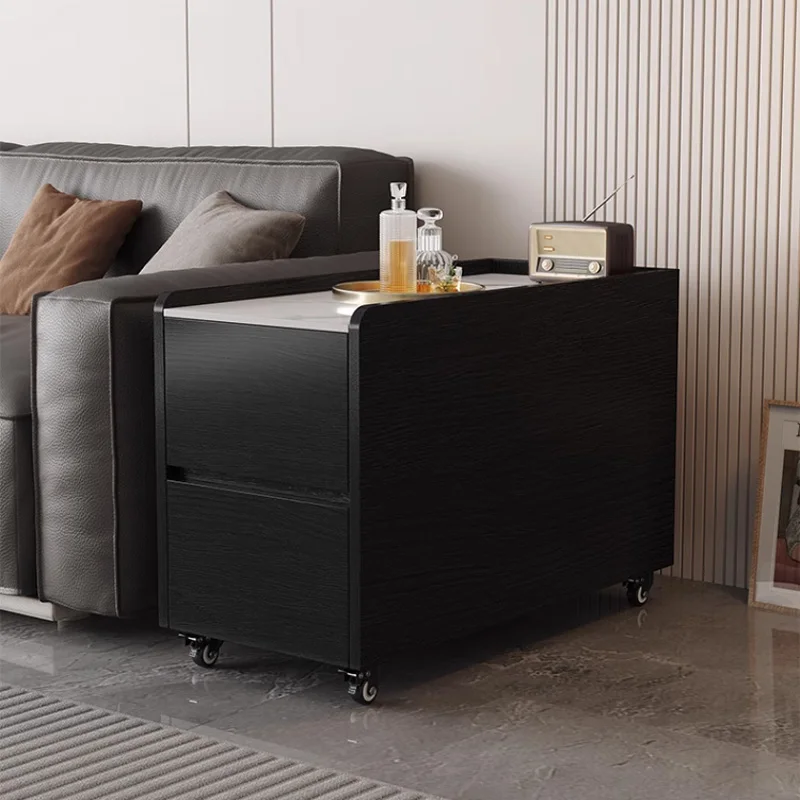

Wood Black Coffee Table Multifunctional Drawer Mesa Lateral Home Coffee Table Living Room Luxury Mesa De Centro Sala Furniture