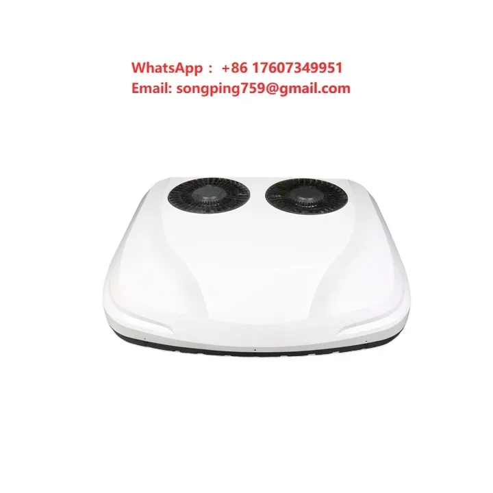 High Quality Parking Cooler Two Fans Truck Cabin air Conditioner 12v 24v Car Roof Air Conditioner