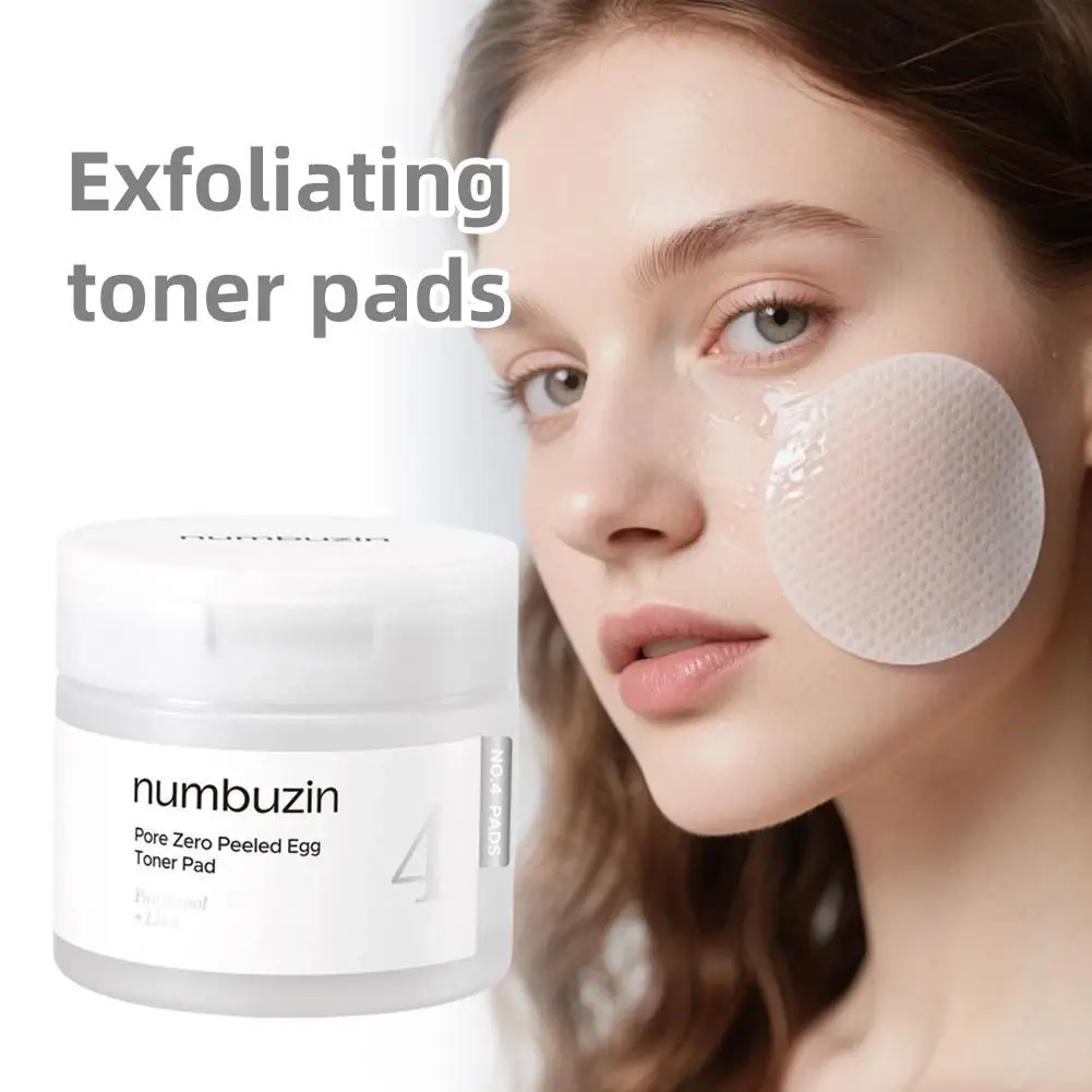 

Двусторонние ватные диски с экстрактом яичной белки для лица, без спирта, отшелушивающие, для глубокого очищения пор и увлажнения, 70 шт.