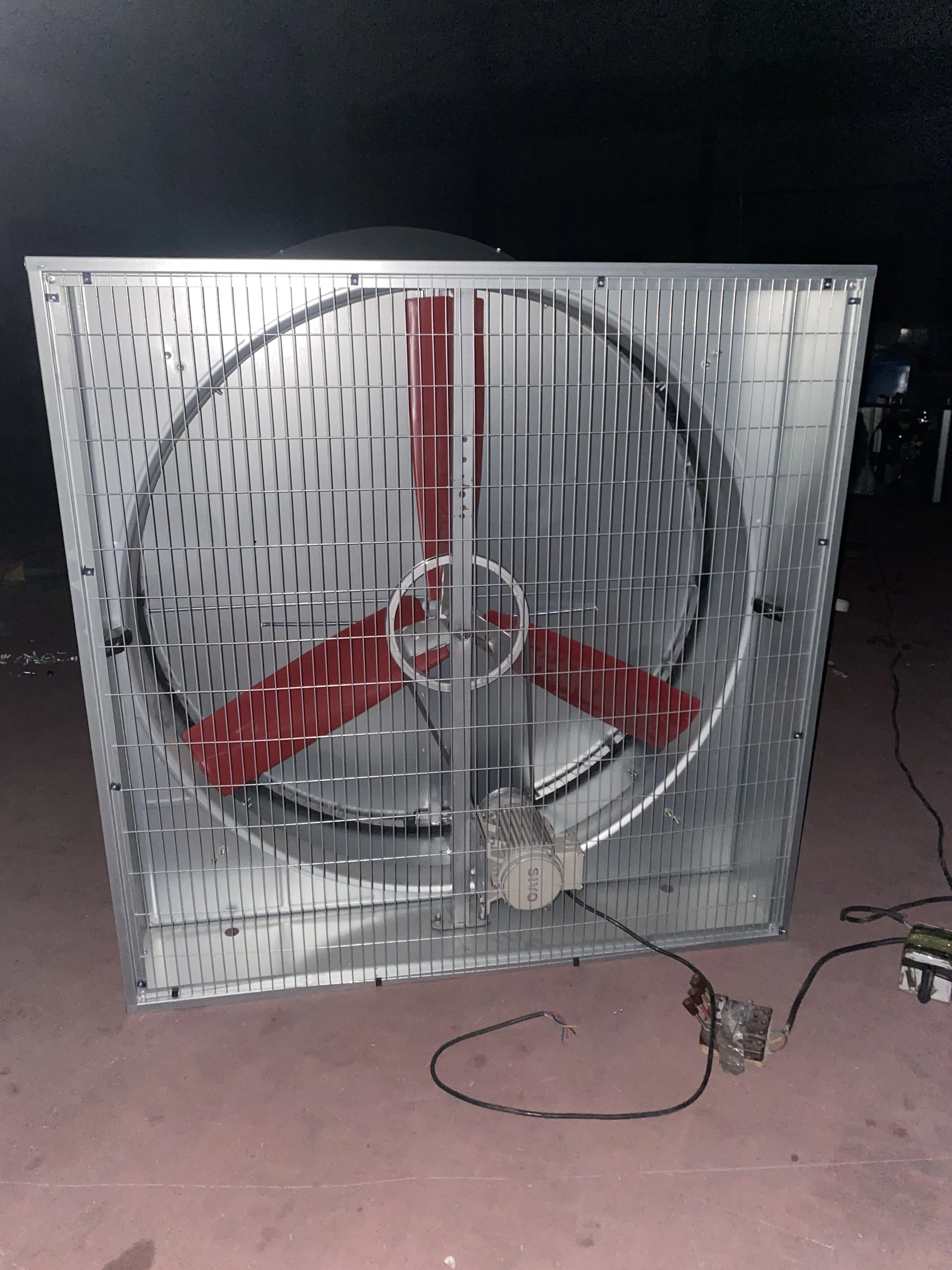 New Design Wall Mounted 50inch Double Door Butterfly Cone Exhaust Fan for Poultry/Greenhouse Air Cooling System