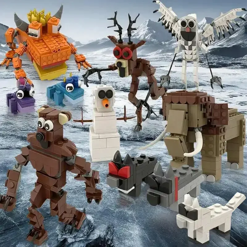 99 Nights in The Forest Deer Building Blocks Sets Plastic Doll Model Assembled Christmats  Birthday Gifts for TOYS moc