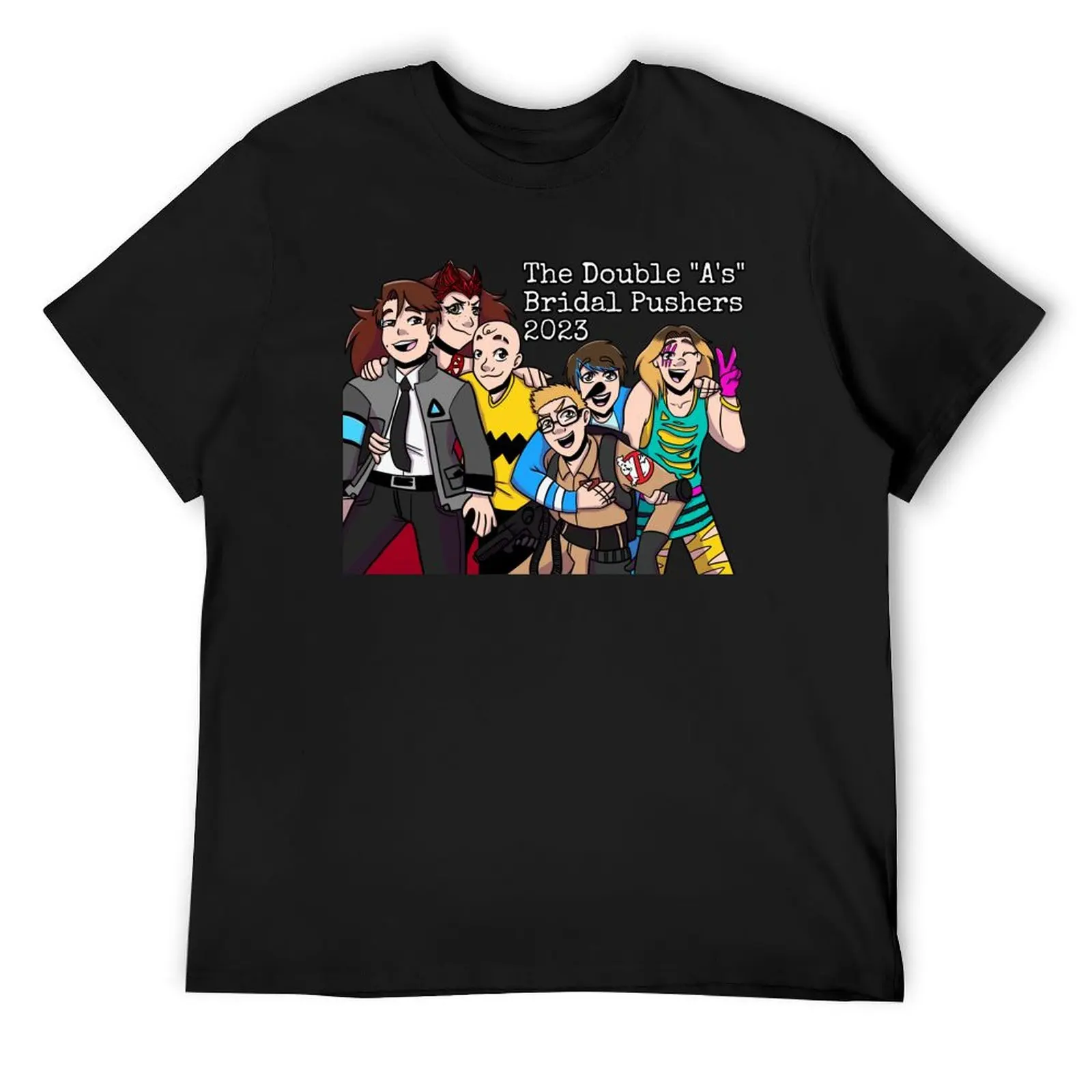 

The Double A's Bridal Pushers 2023 - Wedding Design T-Shirt hippie clothes Blouse boys animal print t shirts for men graphic