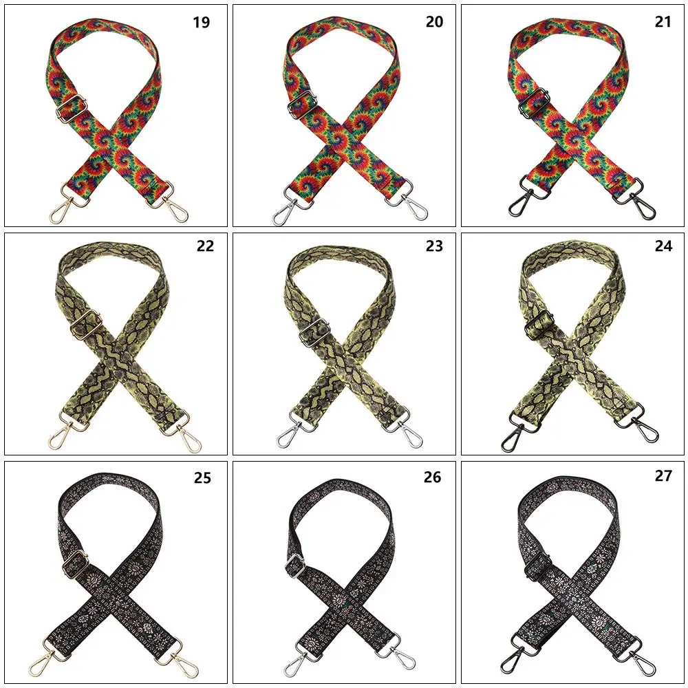 أزياء قوس قزح الرياح الوطنية على ظهره الملحقات الملونة حقيبة أحزمة حقيبة يد سلسلة حقيبة الكتف الأشرطة