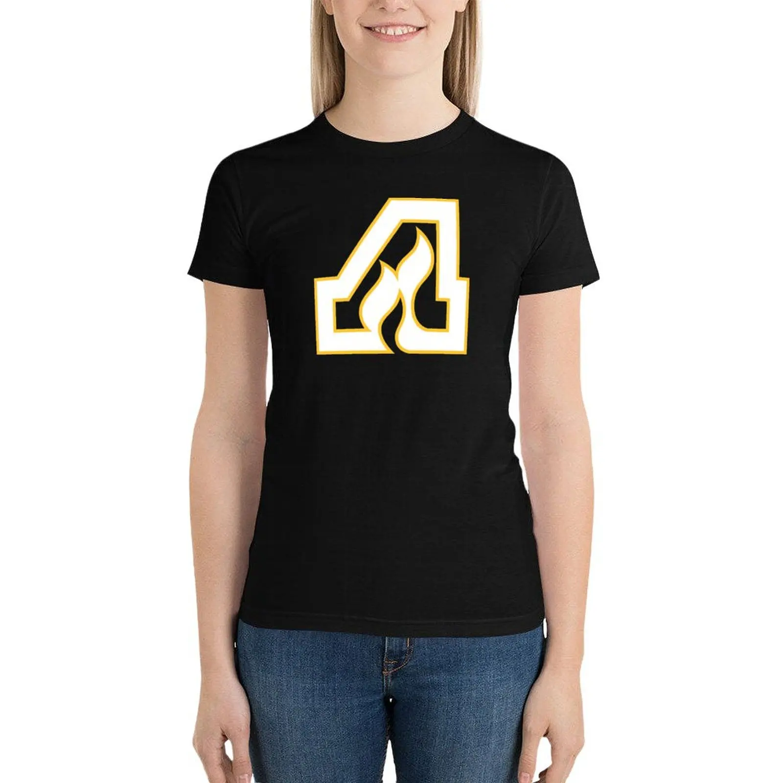 

Atlanta Flames Logo T-Shirt summer tops cute tops cute clothes summer top new edition t shirts for Women