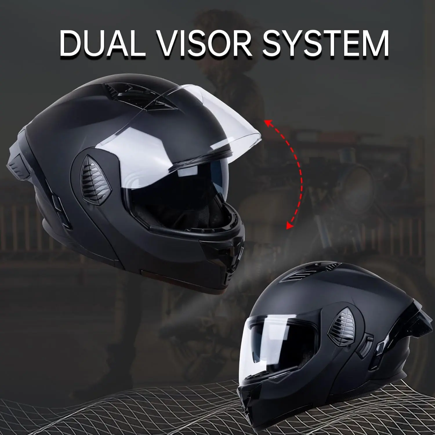 Full Face Modular Motorcycle Helmets