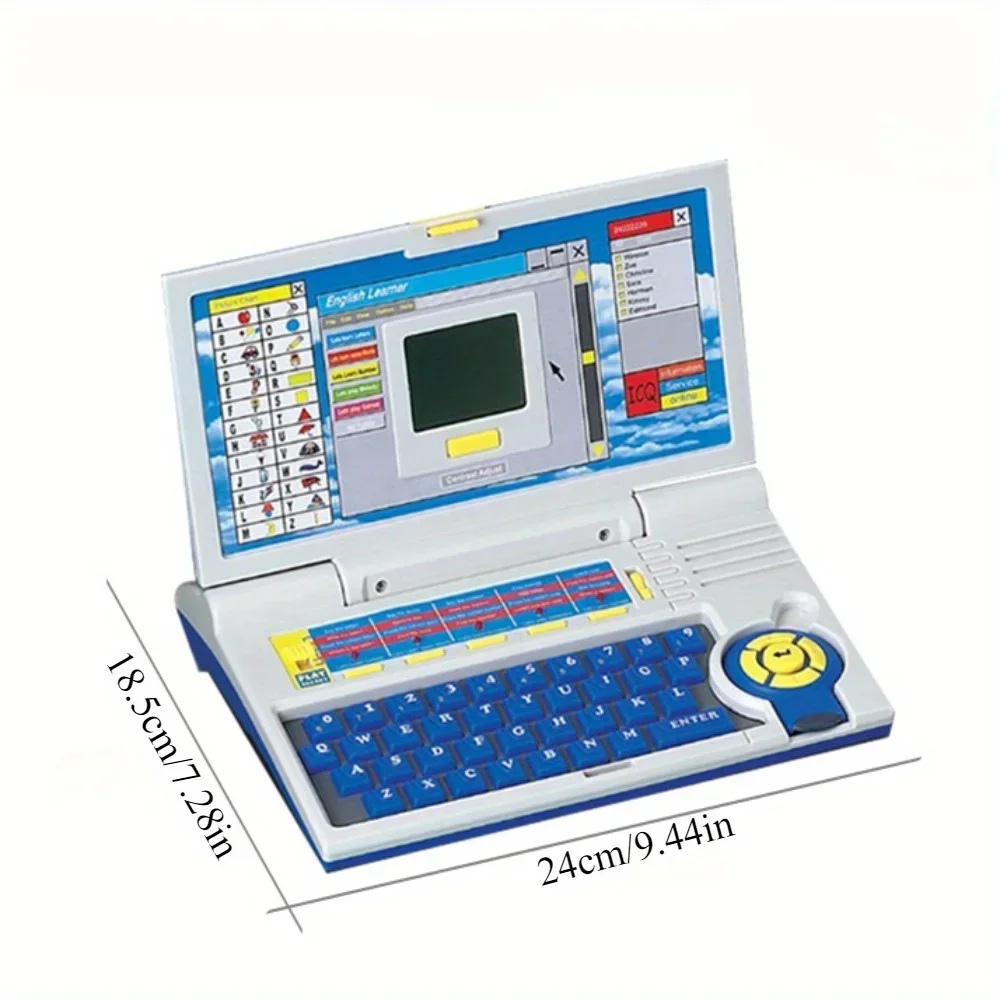 Children's English Early Education Machine with Puzzle LCD Display Small Computer Baby English Computer Developing Brain Power