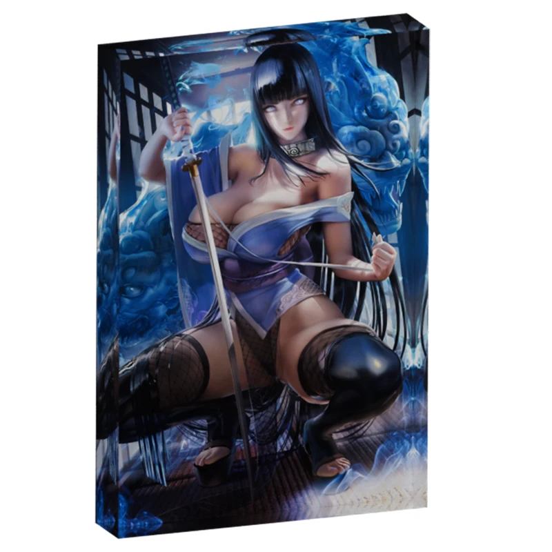 

Sexy Kunoichi Waifu Anime Figurine, Custom Clear Desk Sign Decor, Collectible Statue, Home Office Accessories, Ninja Girl Gift