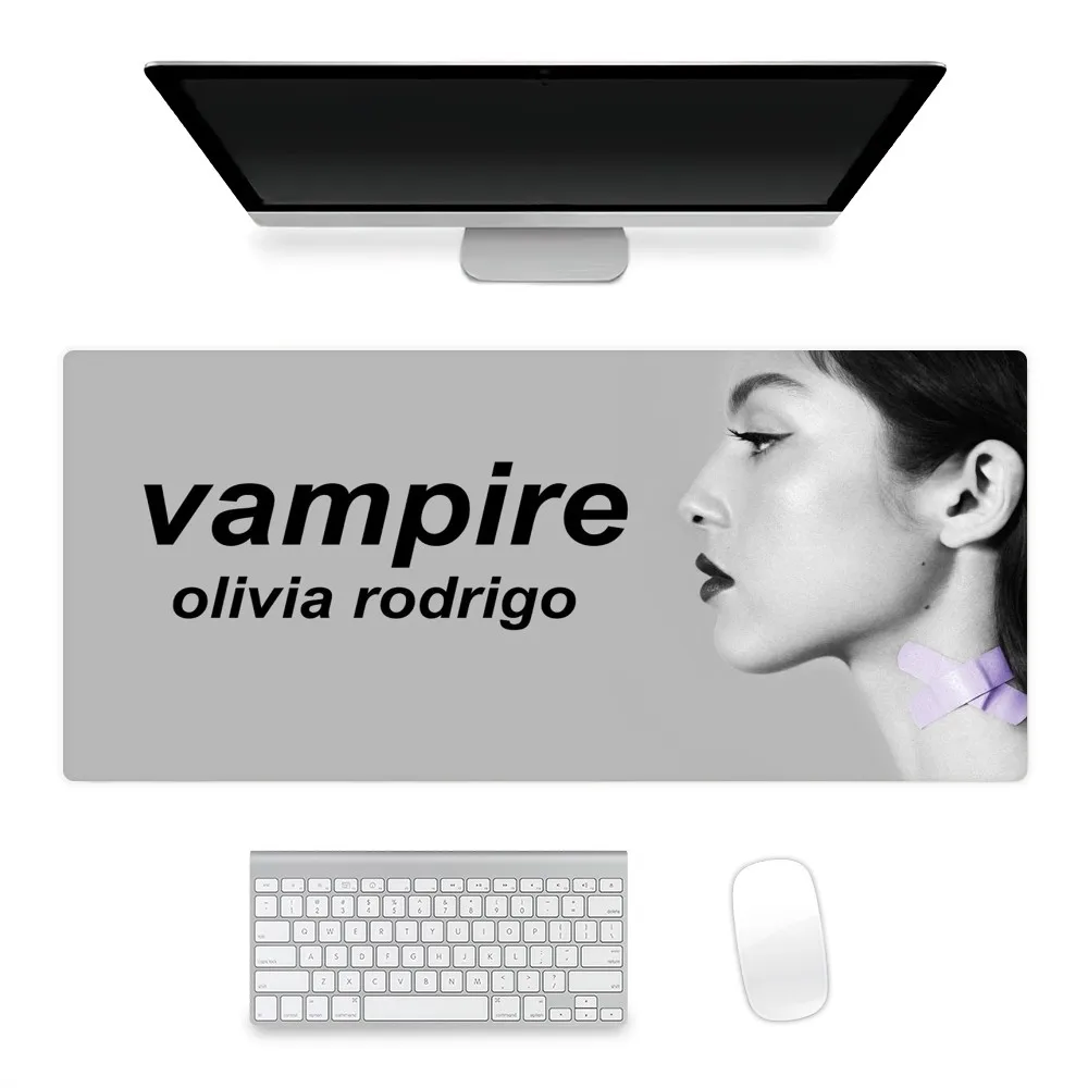 Singer O-Olivia R-Rodrigo The Hunger Games Mousepad Office Large Small Mouse PC Computer Game Keyboard Rubber Anti-Slip Mice Mat