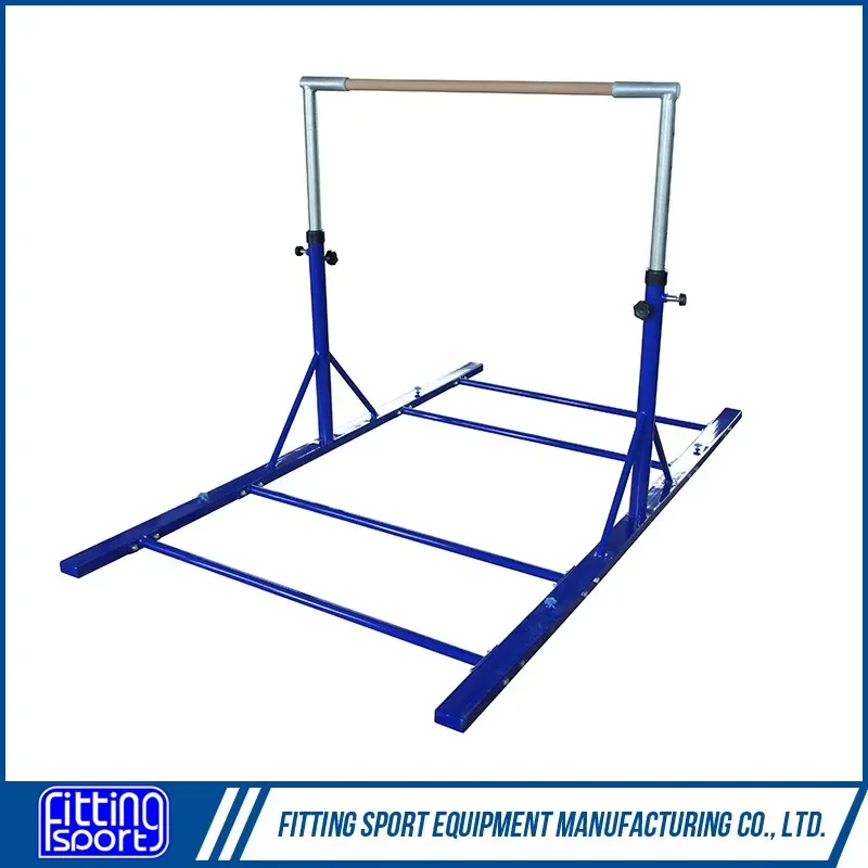 Height Adjustable Kids Gymnastic Horizontal Bar for Home/Club With Fiberglass Rail(100% Actual Photo Attached)