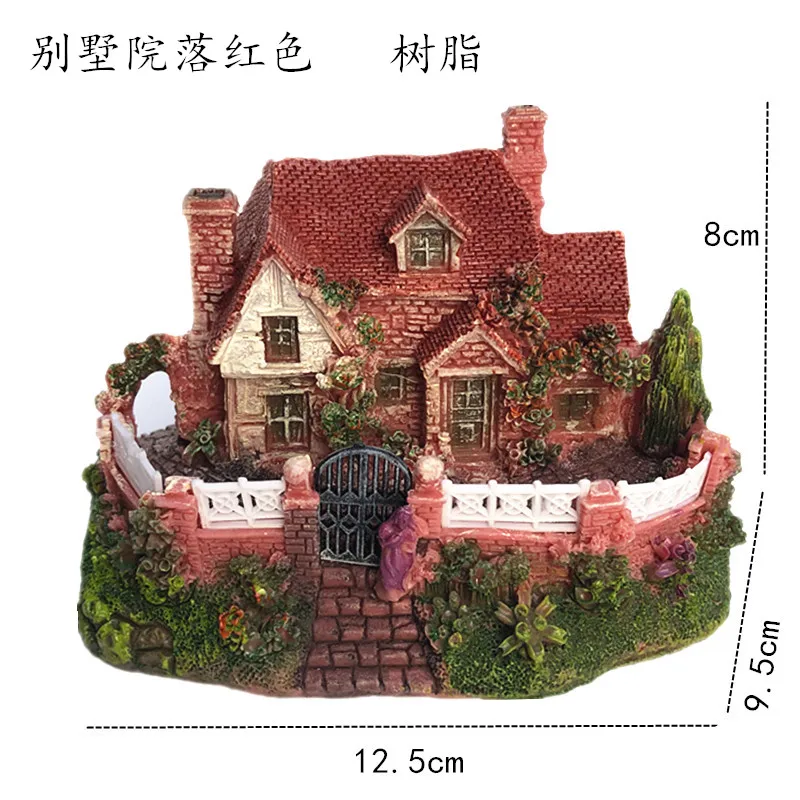 Ingenuity psychological sand table toy ornament box model teaching aids doll building Chinese and European style house house vil