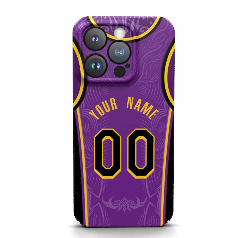 Los Angeles Custom Cover Case Name Number La Jersey Usa Basketball For Iphone 16 15 14 Pro Max 13 12 11 Mini X Xs Xr 7 8 Plus Se