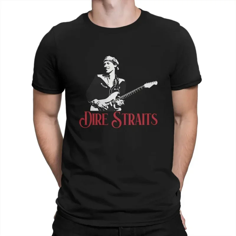 Men's T-shirt together amazing 100% cotton tees short sleeve Dire Straits band T shirts round neck tops birthday present