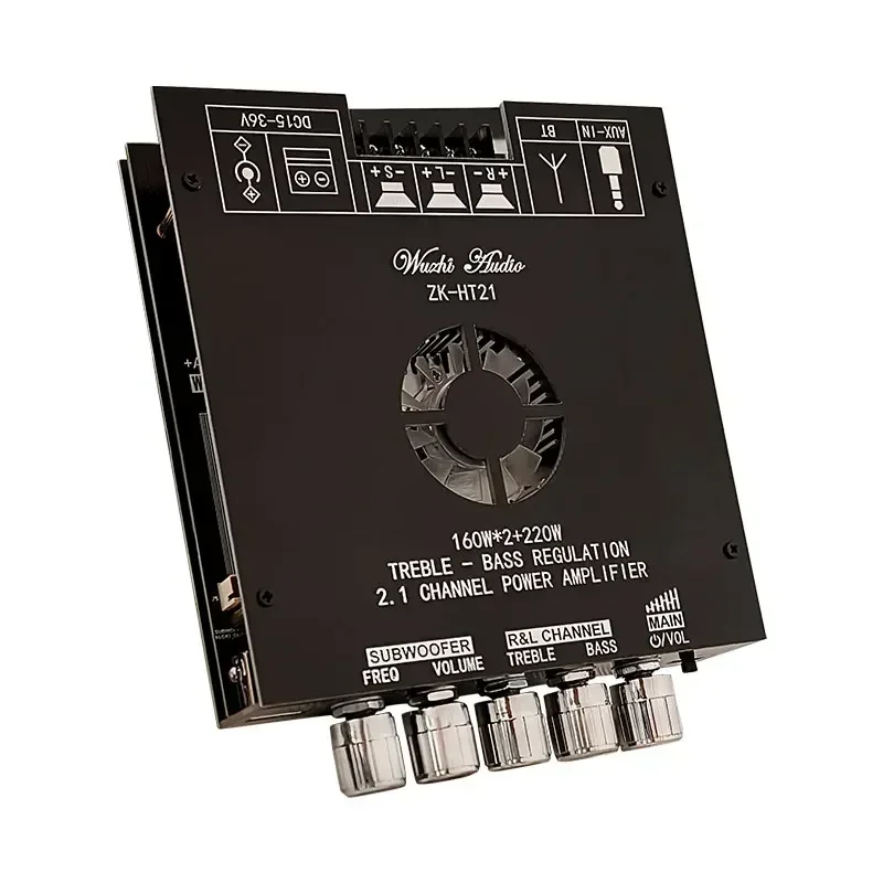 

HT21-3G Third Generation 2.1 Channel TDA7498E BT Amplifier Module Subwoofer 160Wx2+220W