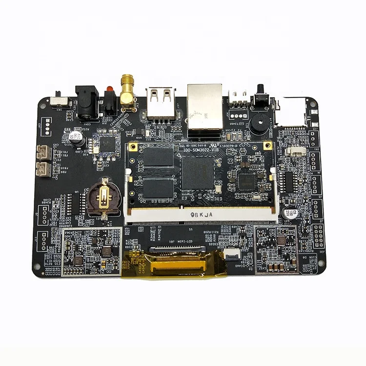 บอร์ดพัฒนาเมนบอร์ด IDO-EVB3022ซีพียู PX30 DEV-KIT EVB ขึ้นอยู่กับ Quad Core 64bit Cortex A35การสนับสนุนบอร์ด Linux Android