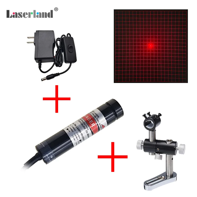 20x20 Grid 650nm Red Grating Laser Module 3D Structural Light Source Scanner Scanning