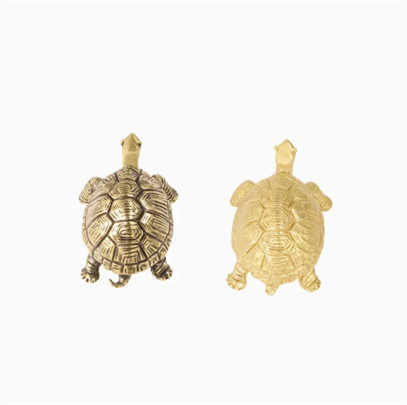 Golden Fortune Turtle Furniture Handle Drawer Knob Brass Animal Handles For Kitchen Wine Cabinet Door Wardrobe Cupboard Pulls