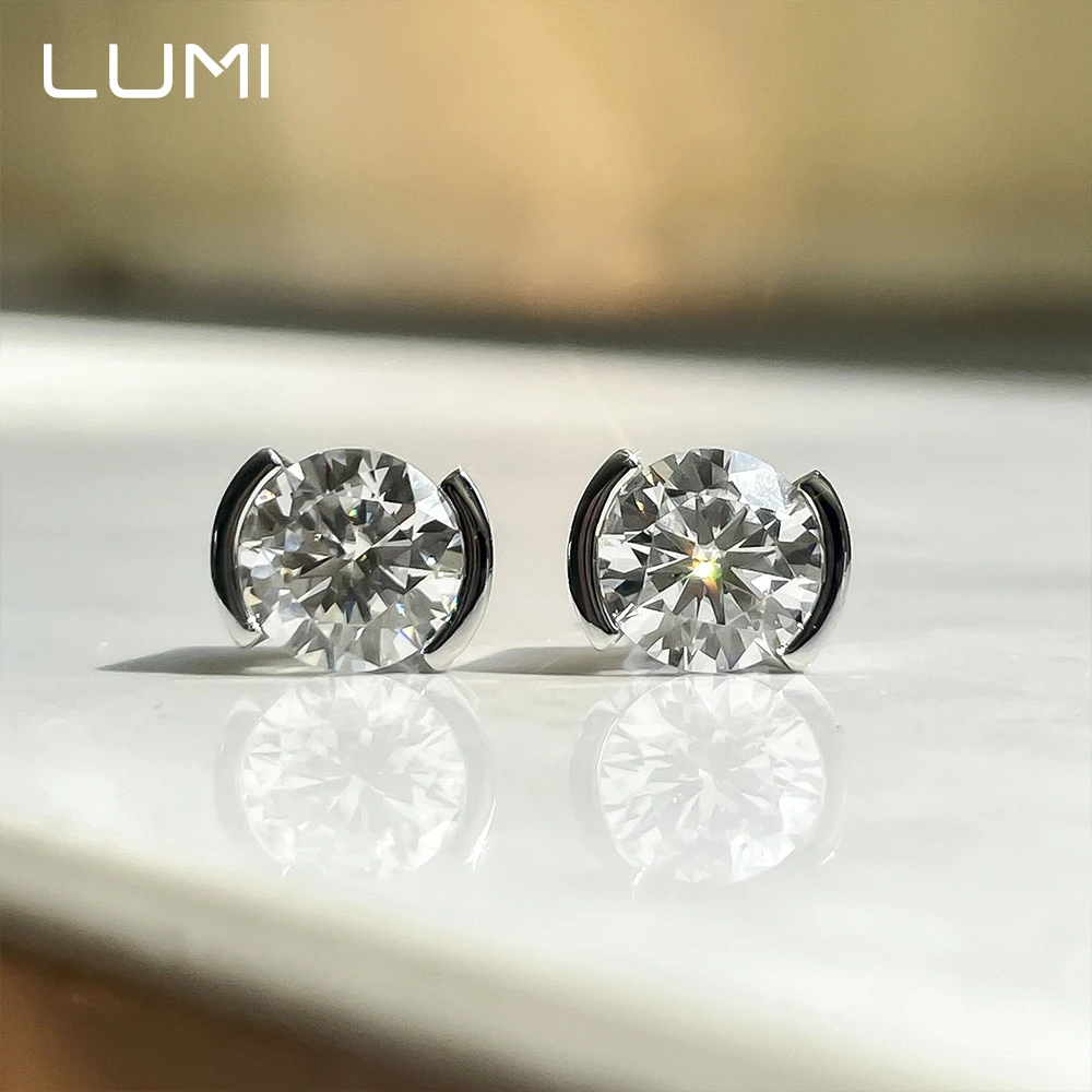 

Серьги-гвоздики в форме факела из серебра 925 пробы, 1-3 карата, муассанит, стиль INS, красивый обруч для ушей на годовщину свадьбы, подарок унисекс