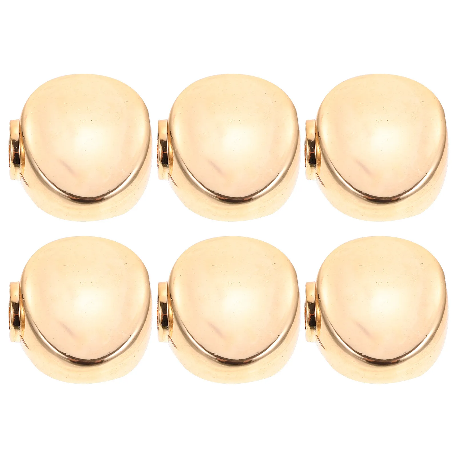 6Pcs Guitar String Head Buttons Metal Tuner Keys for Acoustic Electric Guitar Tuning Stable Strong Exquisite Workmanship No