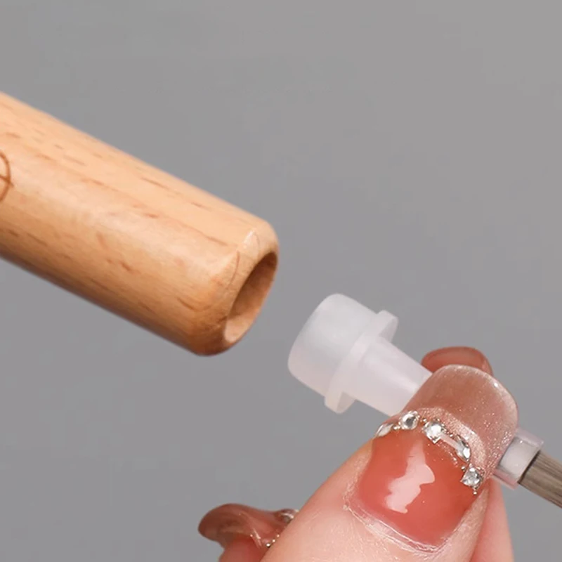 40/60 Pcs Nail Brush Liquid Applicators Manicure Tools Nail Polish Brush With Double Head Pen Can Replacement Head Brush