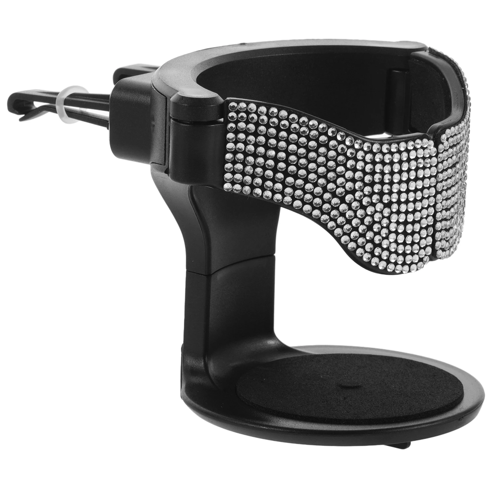 

Cup Holder Rhinestone Embellished for Car Air Vent Clips Stable Easy Cleaning Durability Sleek Car Drink Holder