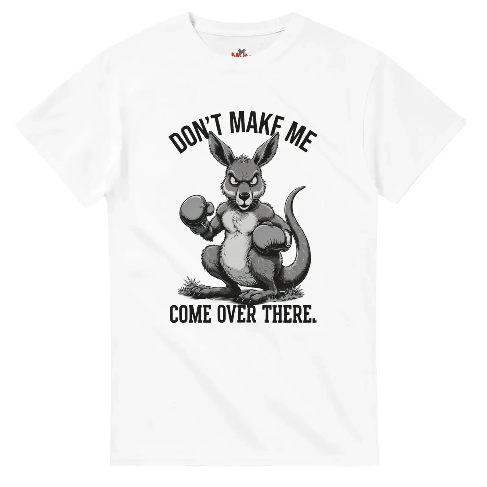 Funny Boxing Kangaroo T Shirt Sarcastic Aussie Humor vintage Washed Comfortable Stretched homme fashion Versatile Stylish