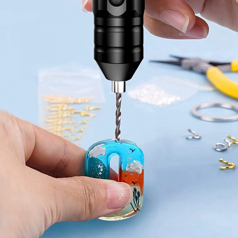 Electric Resin Mixer,Electric Resin Drill Set,Cordless Pin Vise For Resin Casting Molds, For Tumblers Epoxy Resin Molds