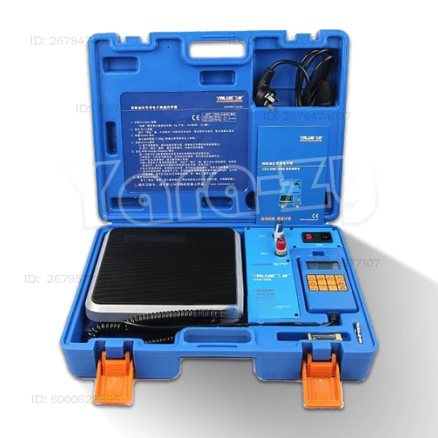 VALUE precision refrigerant electronic scale called VES-50A/100A/50B/100B quantitative fluorine balance scale refrigeration