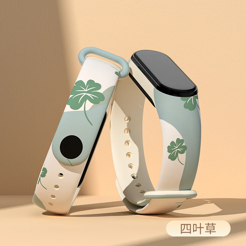 Silicone Strap For Xiaomi Mi Band 7 6 5 4 3 SmartWatch Band Accessories For Xiaomi mi band 7 6 Wristband Wriststrap Bracelet