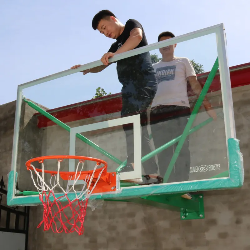 10mm 12mm cesta de basquete backboard acrílico fibra de vidro equipamentos esportivos atacado 2025