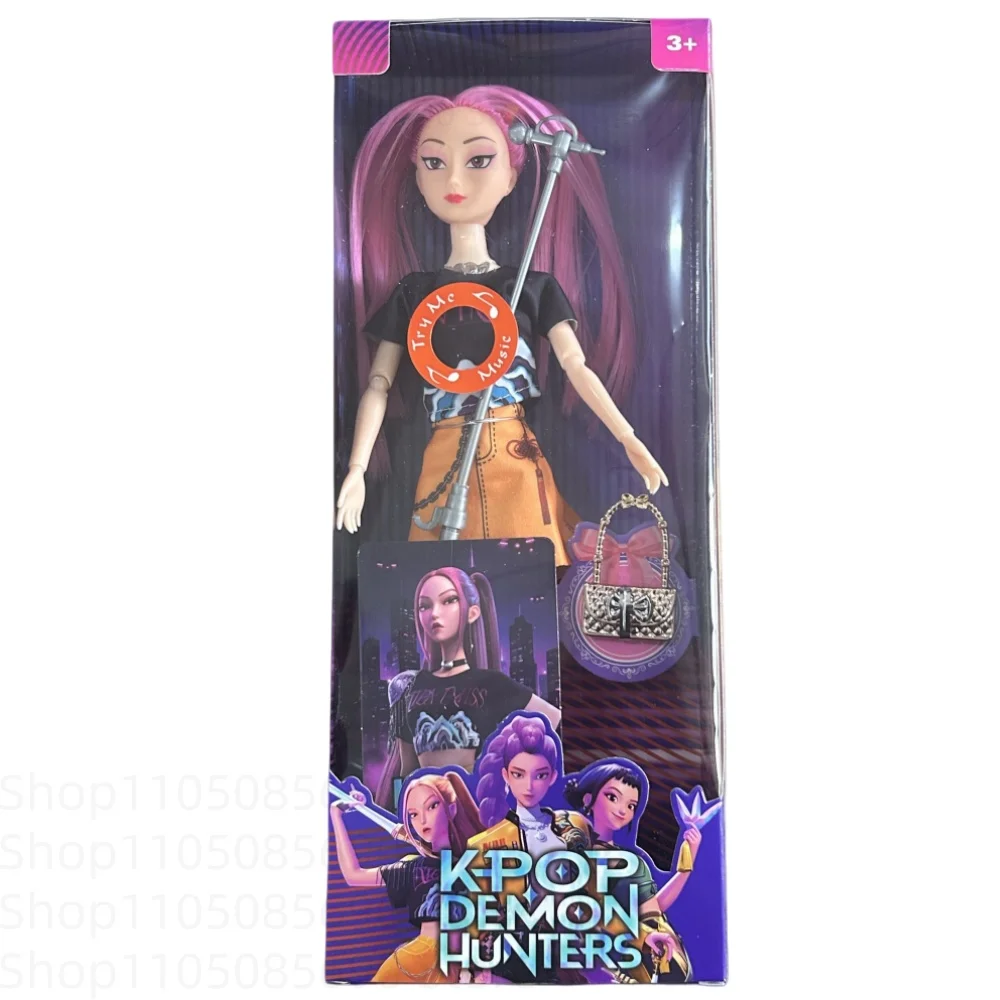 Neue Musik Stil Kpop Dämonen Jäger Anime Figur Rumi Mira Zoey Action Figur Cosplay Puppe Kawaii Geschenk für Kinder Geburtstag Party