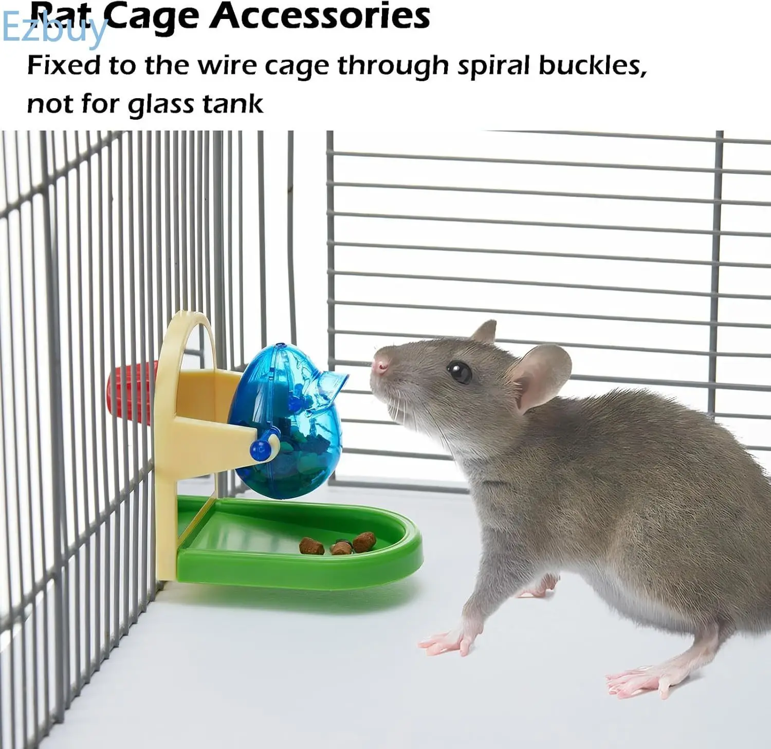 Rat Enrichment Toys Interactive Foraging Toys For Rats Intelligence Growth Rat Enrichment Puzzle Games Treat Dispensing Slow