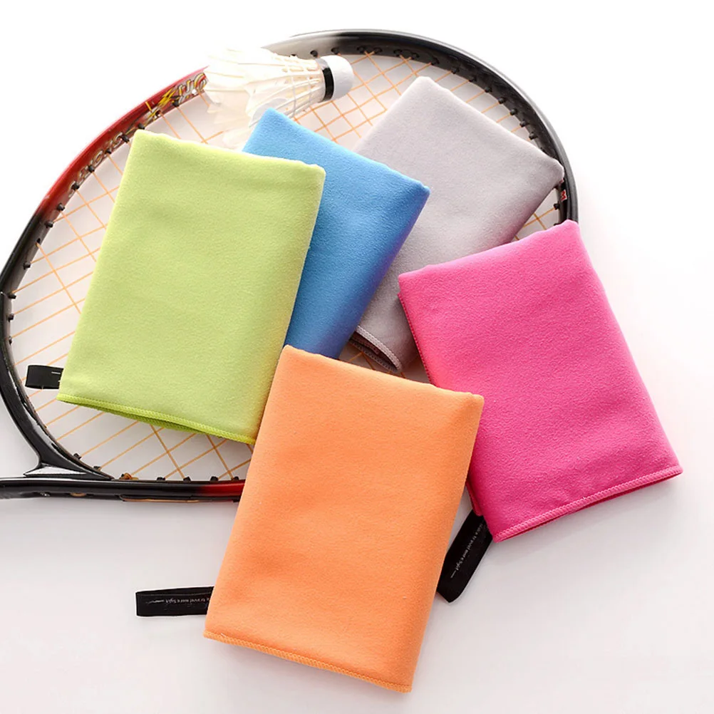 

Towels Dry for Body Backpacking Blue Athletic Camping Microfiber Bowling Yoga Travel