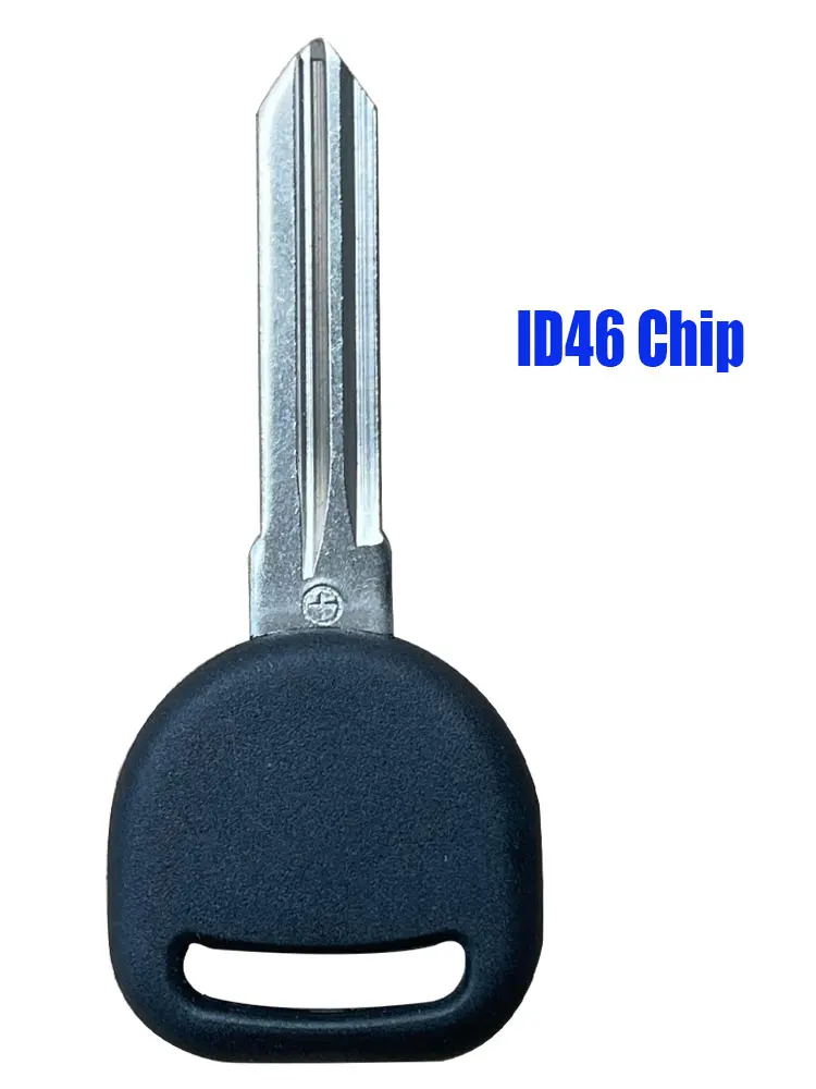 Replacement Transponder Ignition Uncut Key ID46 Chip B111 Blade Blank Circle Plus For Cadillac Hummer Pontiac Saturn For Buick