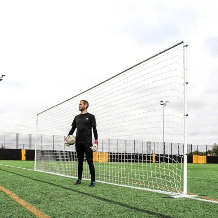 

Pro Alu Training Frame - Flat Soccer Goal for outdoor and indoor use - Aluminum - Silver - Double-sided design, durable constru